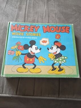 Mickey Mouse Movie Stories Hardcover Book - Blue Green Cover